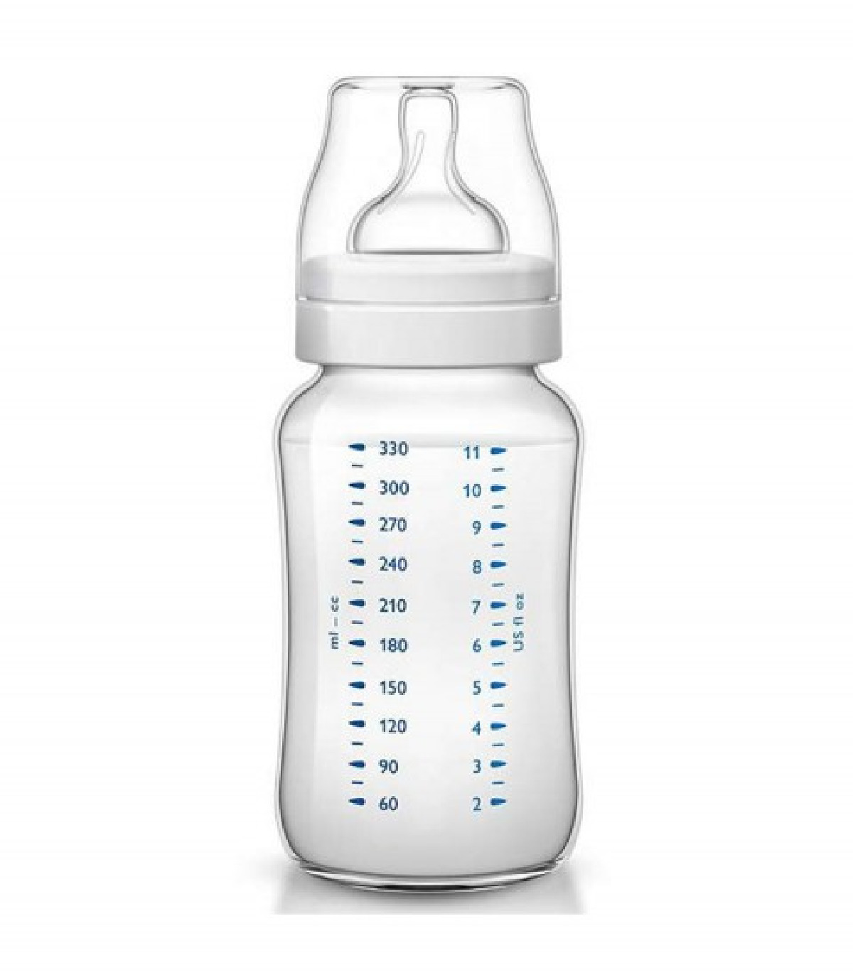 Biberon avec tétine anti-colique