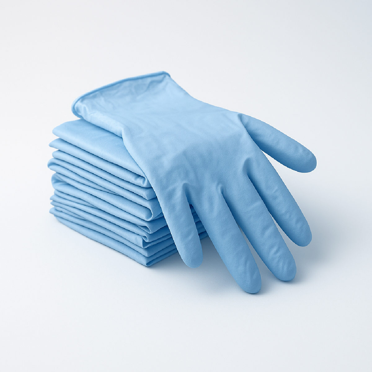 Gants d’examen en nitrile non poudrés