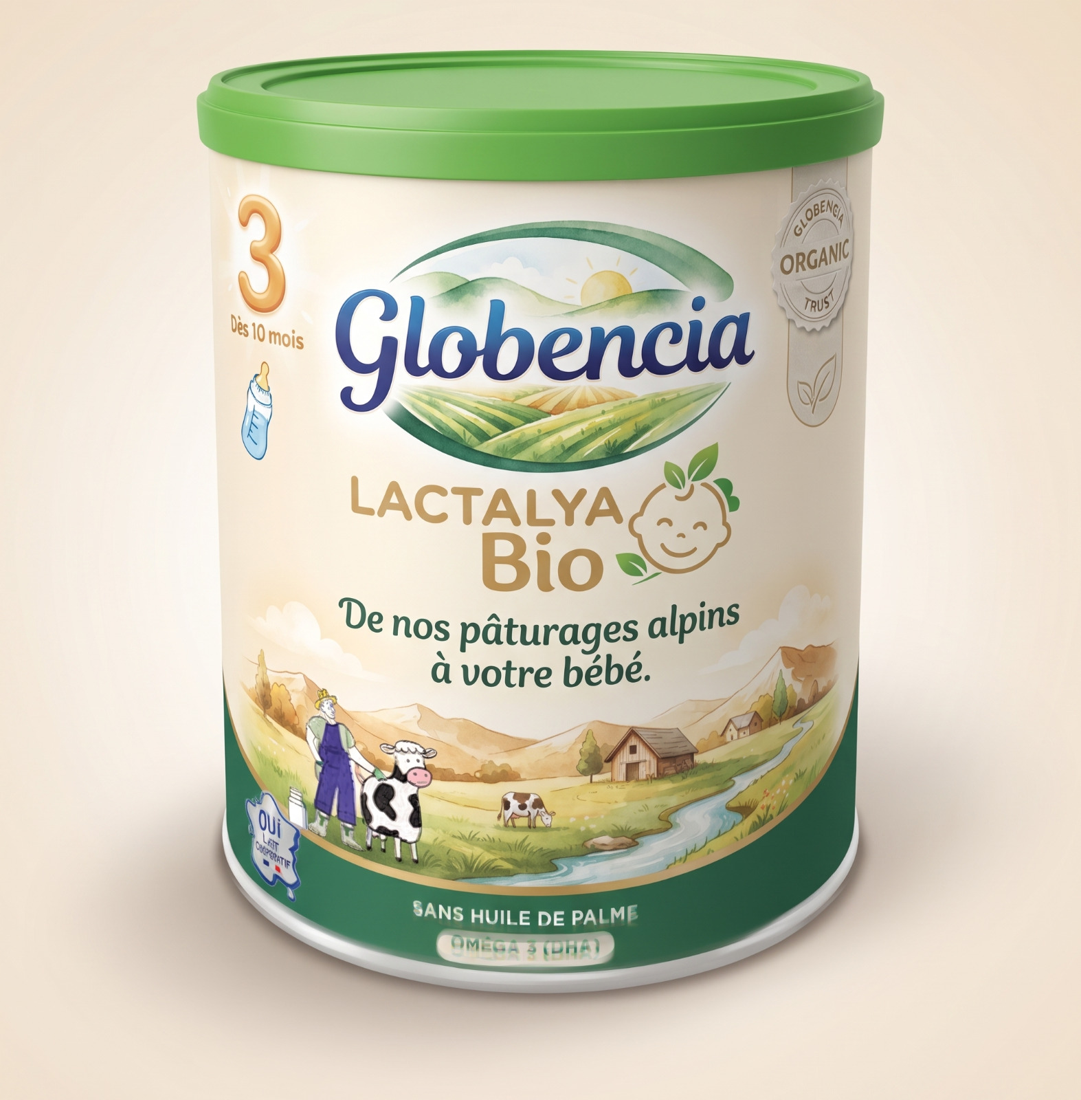 Lait de croissance biologique — 3e âge